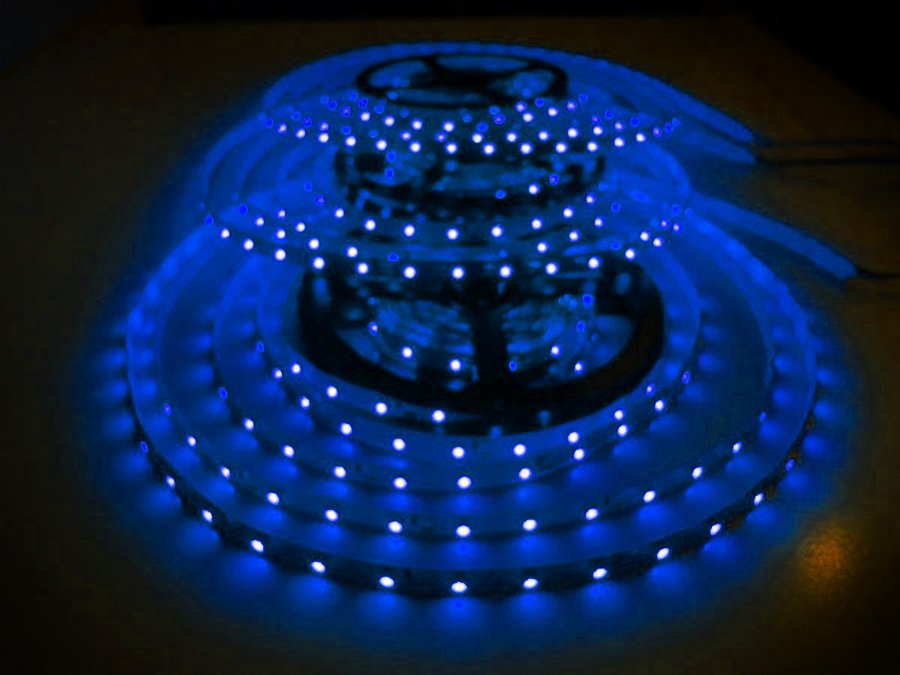 Fita LED IP44 C/ Silicone 12v Azul